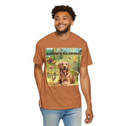 Golden Guardian Unisex Garment-Dyed T-shirt