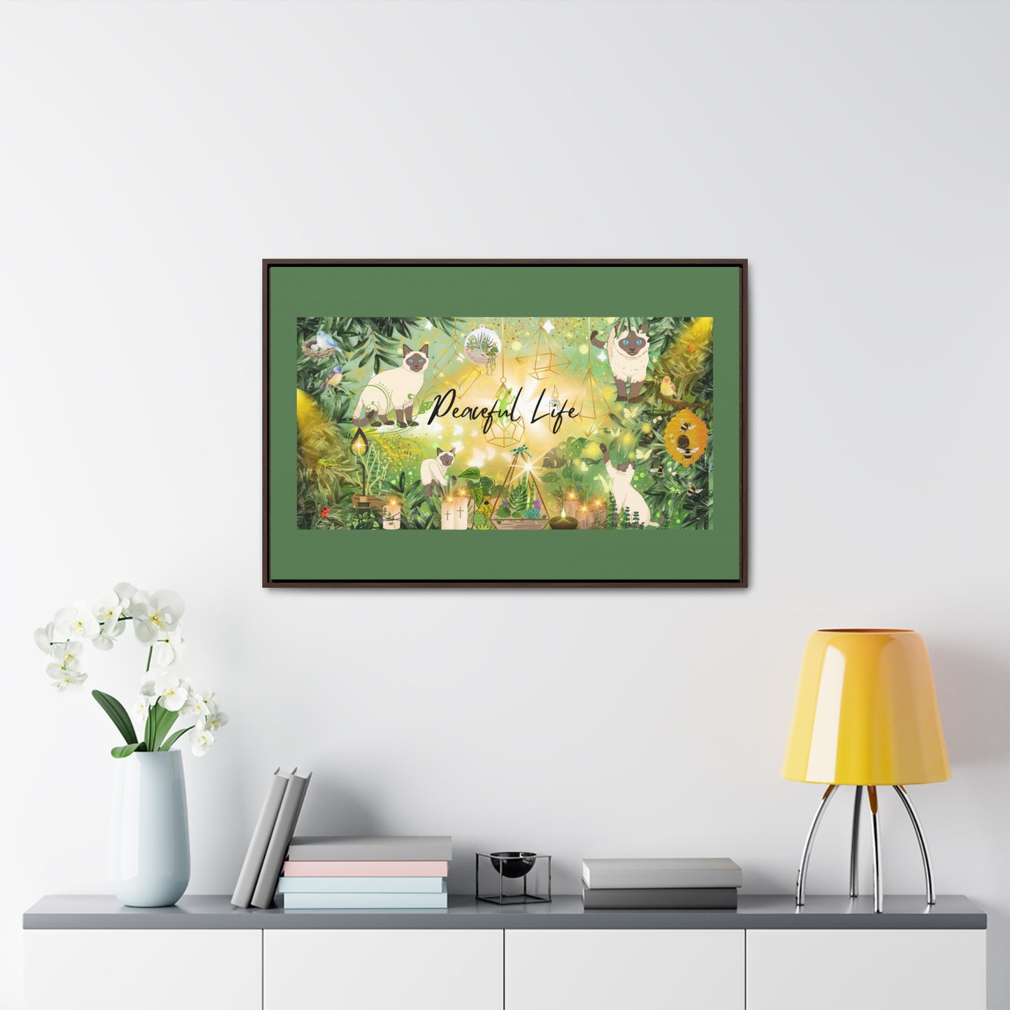 Peaceful Life Canvas Wall Art