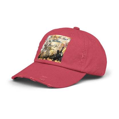 I Will Praise You Unisex Distressed Cap