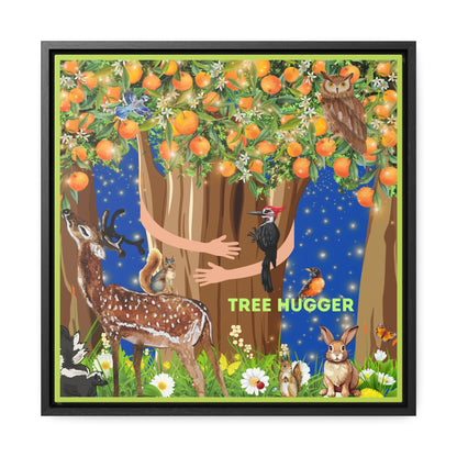 Tree Hugger Canvas Wall Art