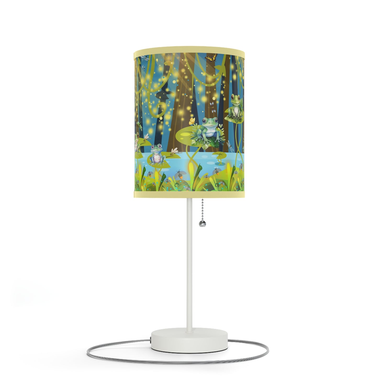 Frogs And Fireflies Lamp on a Stand, US|CA plug