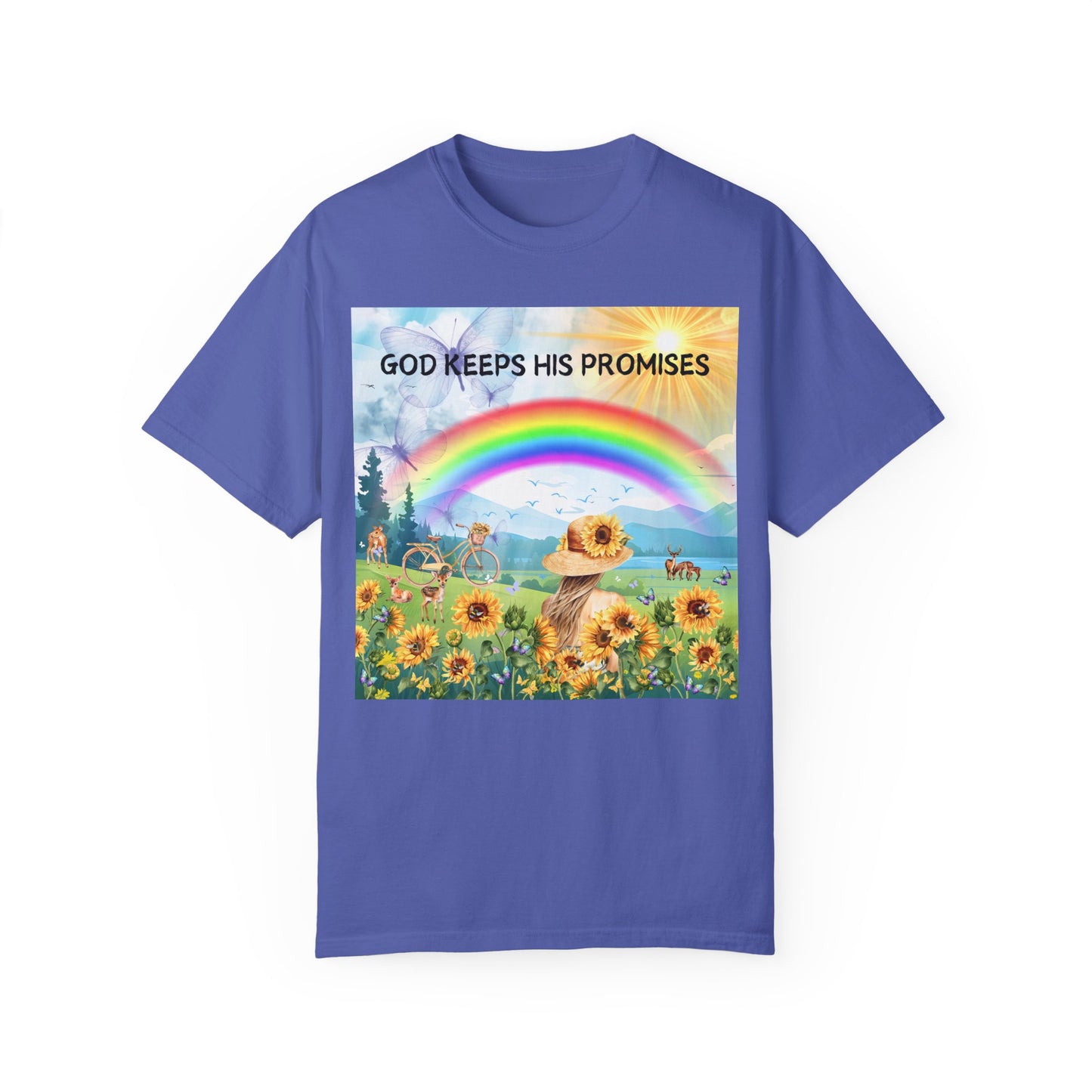 God Keeps His Promises Unisex Garment-Dyed T-shirt