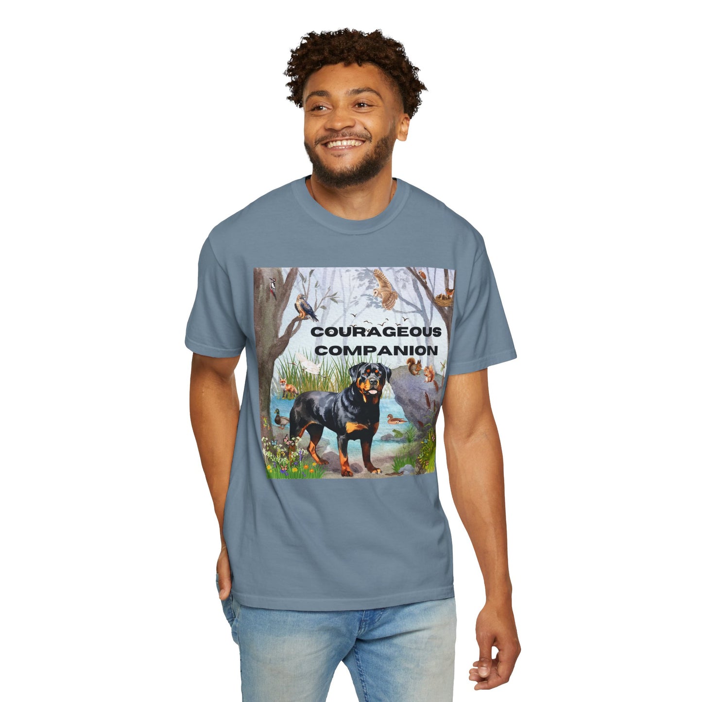 Courageous Companion Unisex Garment-Dyed T-shirt