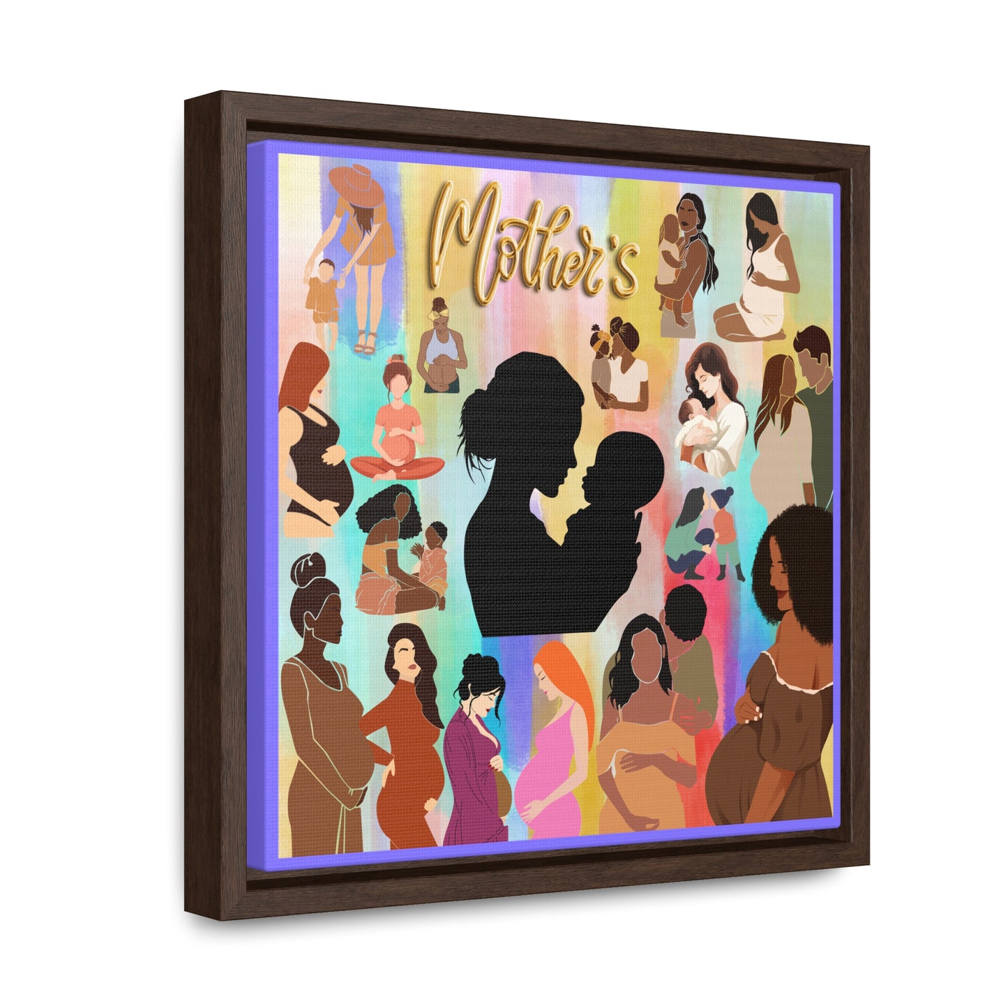 Mothers Gallery Canvas Wraps, Square Frame