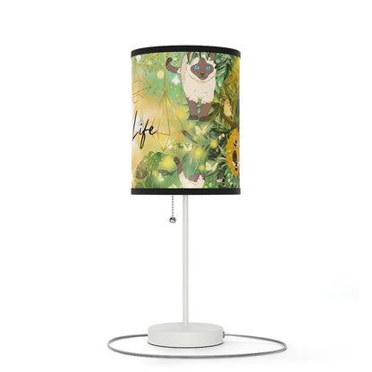 Peaceful Life Lamp on a Stand, US|CA plug