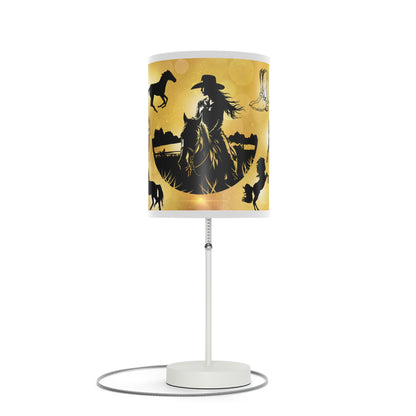 Cowgirl Country Lamp on a Stand, US|CA plug