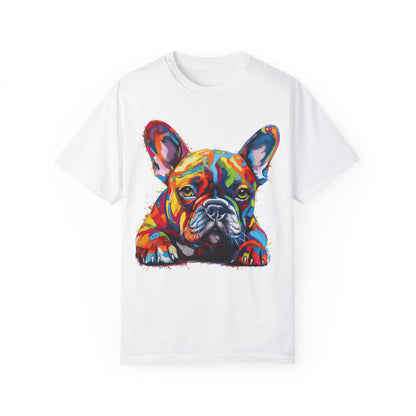 Frenchie In Color 2 Unisex Garment-Dyed T-shirt