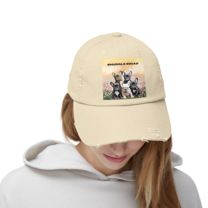 Snuggle Squad Unisex Distressed Cap