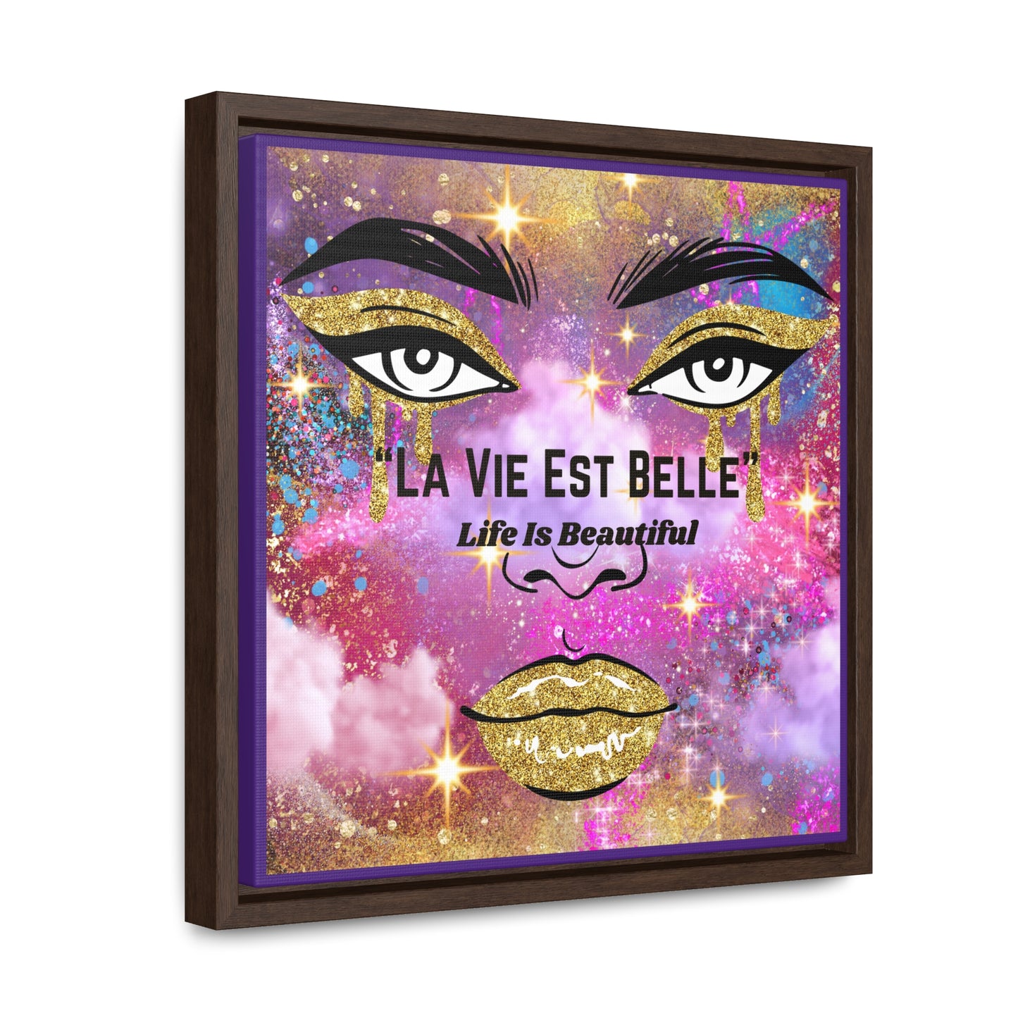 Life Is Beautiful French Canvas Wall Art