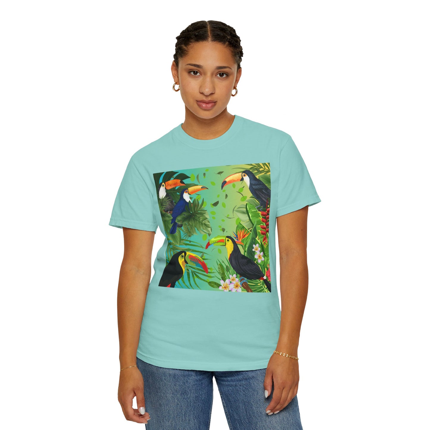 Toucans Unisex Garment-Dyed T-shirt