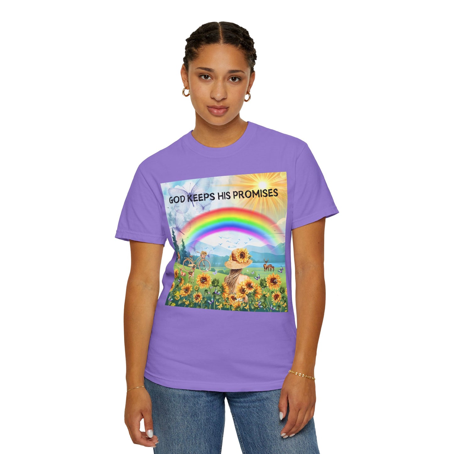 God Keeps His Promises Unisex Garment-Dyed T-shirt