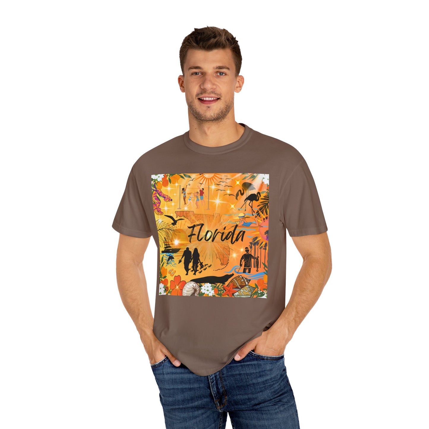 Florida Unisex Garment-Dyed T-shirt