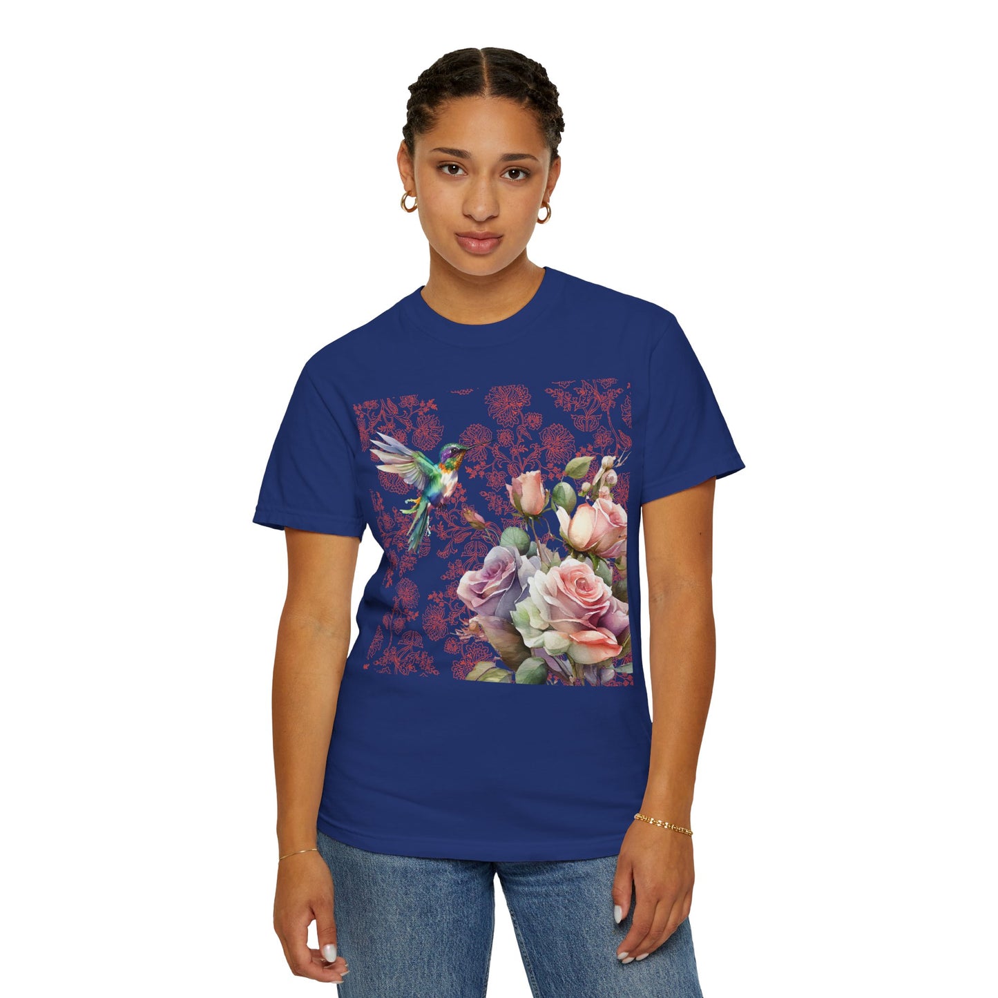 Hummingbird 1 Unisex Garment-Dyed T-shirt