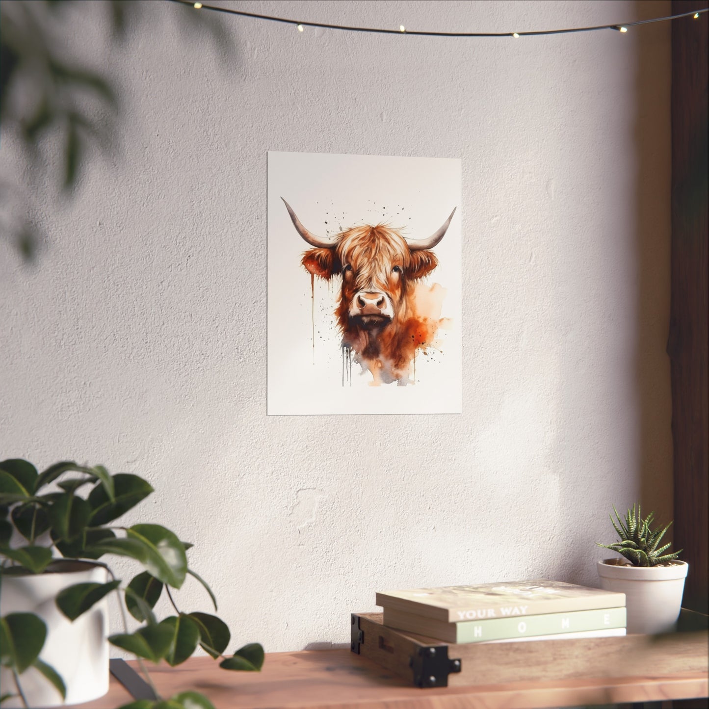 Highland Cow Gentle Giant Fine Art Posters