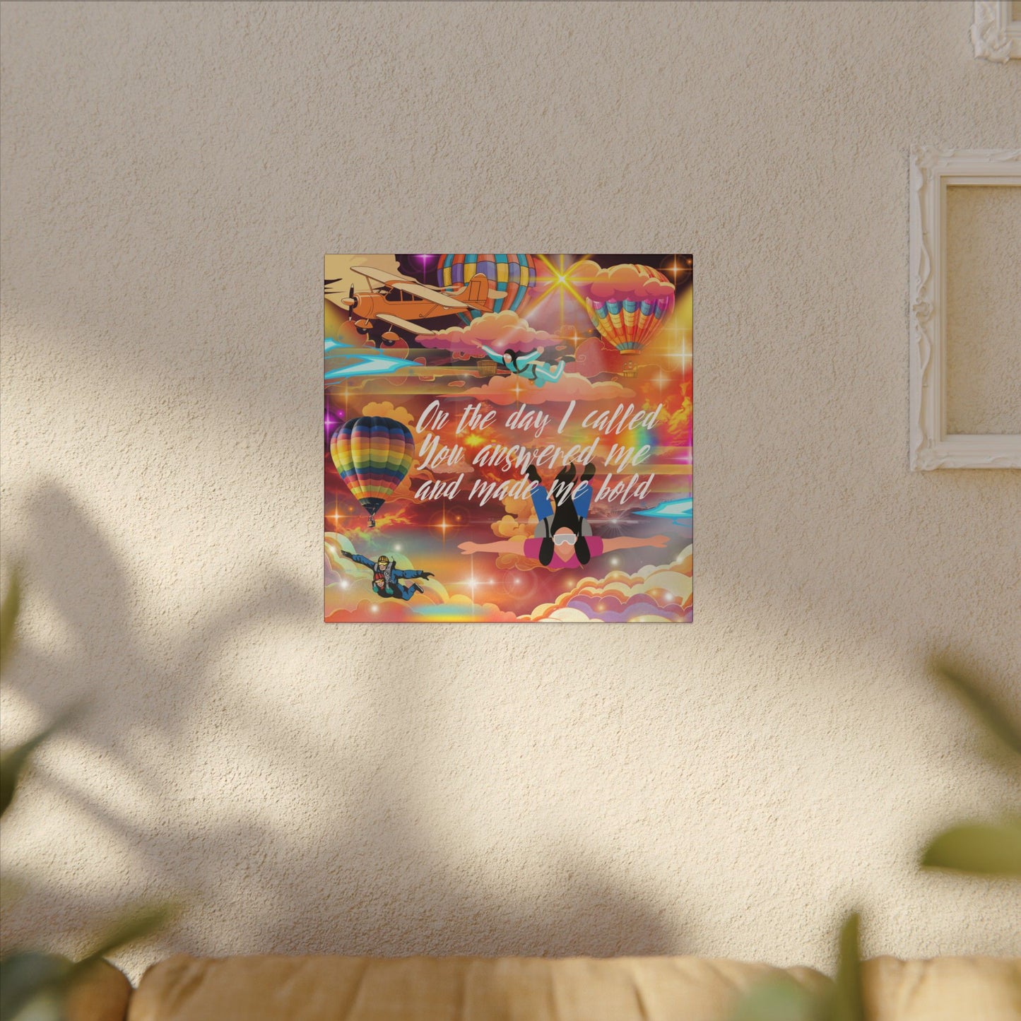 You Answered Me - Inspirational Canvas Wall Art