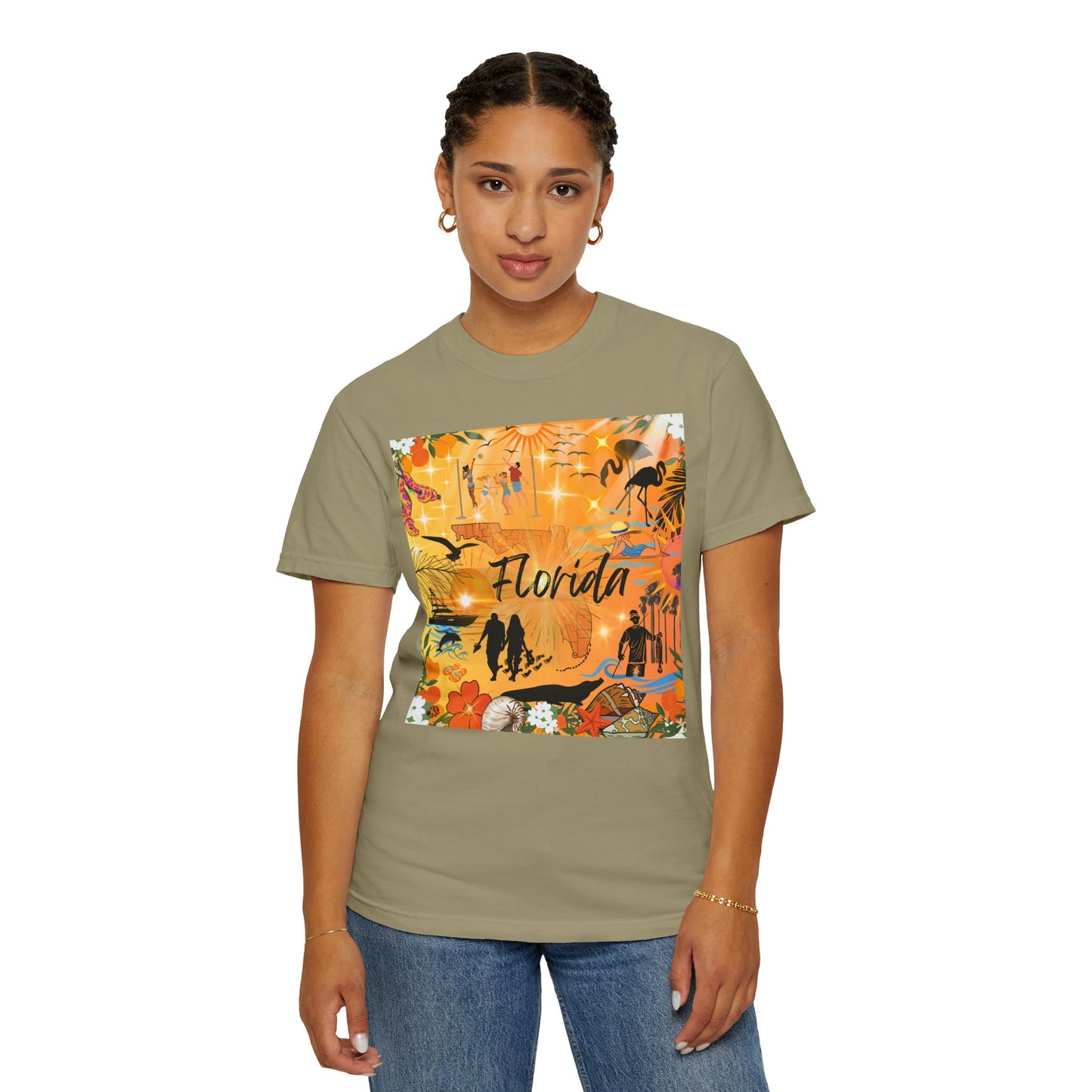 Florida Unisex Garment-Dyed T-shirt