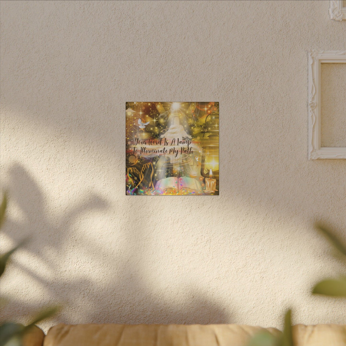 Your Word - Inspirational Wall Art, Custom Canvas Print, Home Decor, Motivational Quote, Spiritual Artwork, Wall Decor Gift