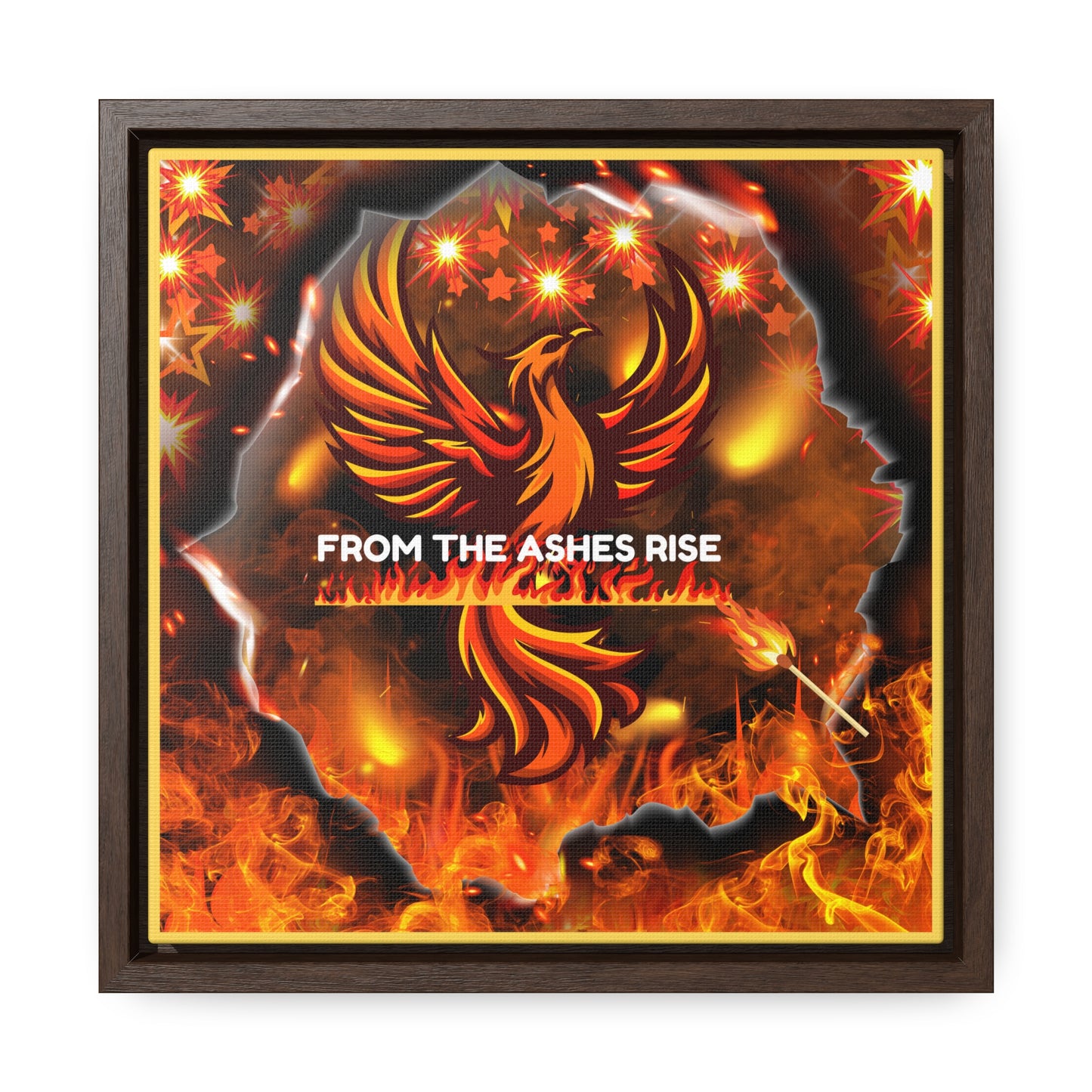 From The Ashes Rise Canvas Wall Art