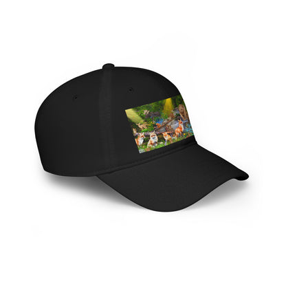 Foxes and Forest Friends Low Profile Baseball Cap