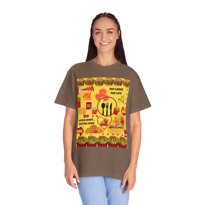 Eat The Fries Unisex Garment-Dyed T-shirt