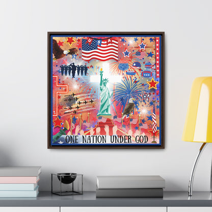 One Nation Under God Canvas Wall Art