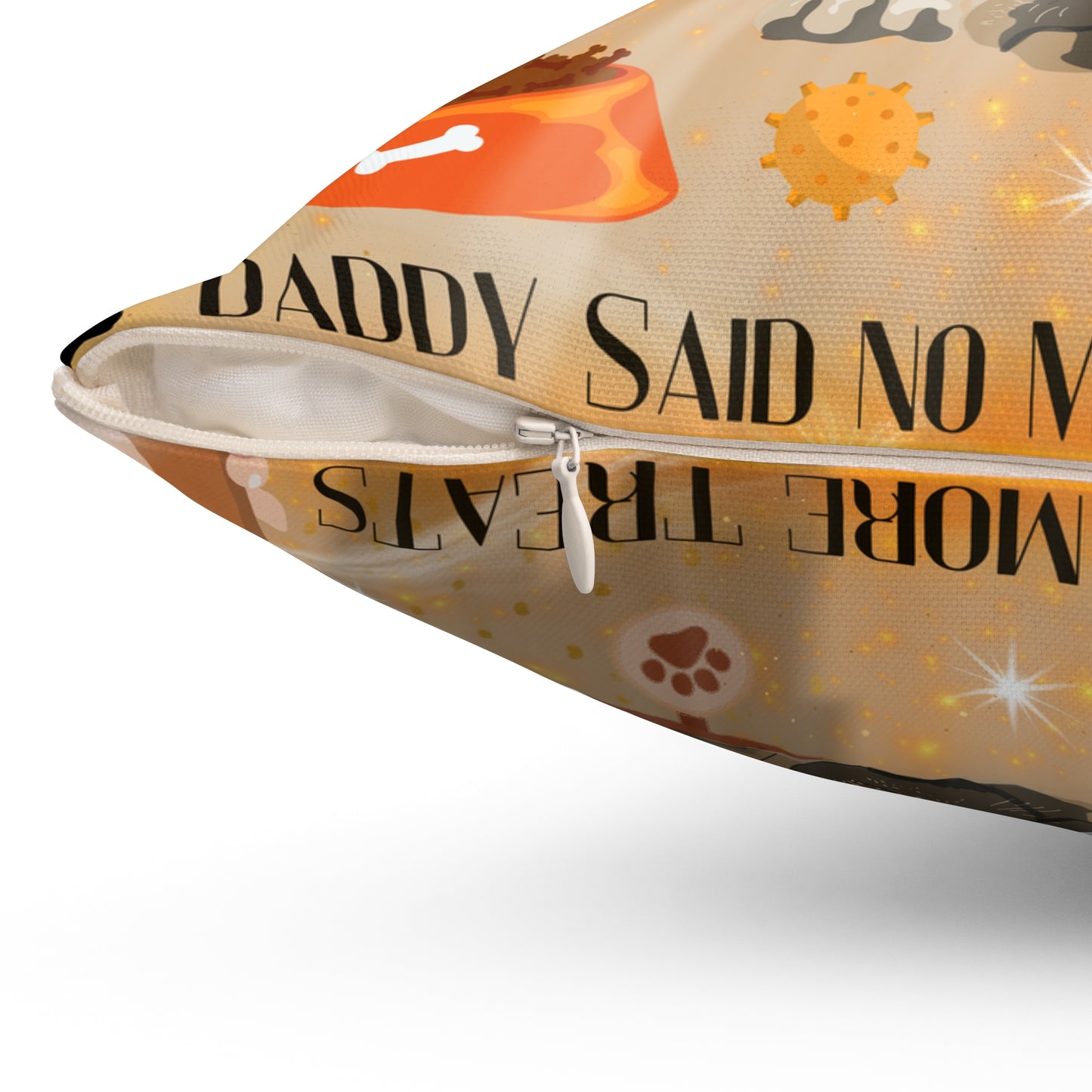 Daddy Said No More Treats Spun Polyester Square Pillow