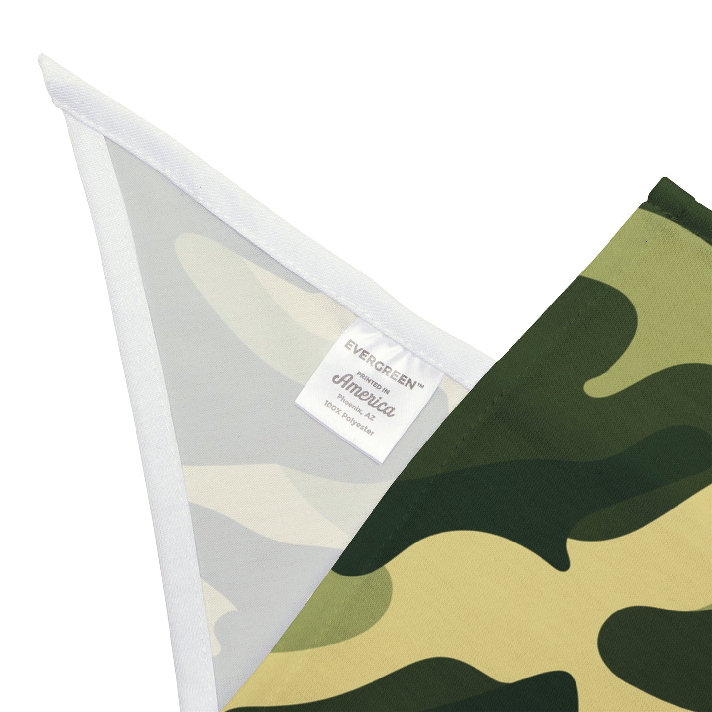 Pet Bandana Camo Green