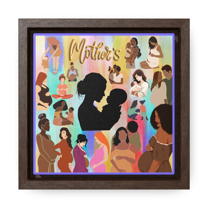 Mothers Gallery Canvas Wraps, Square Frame