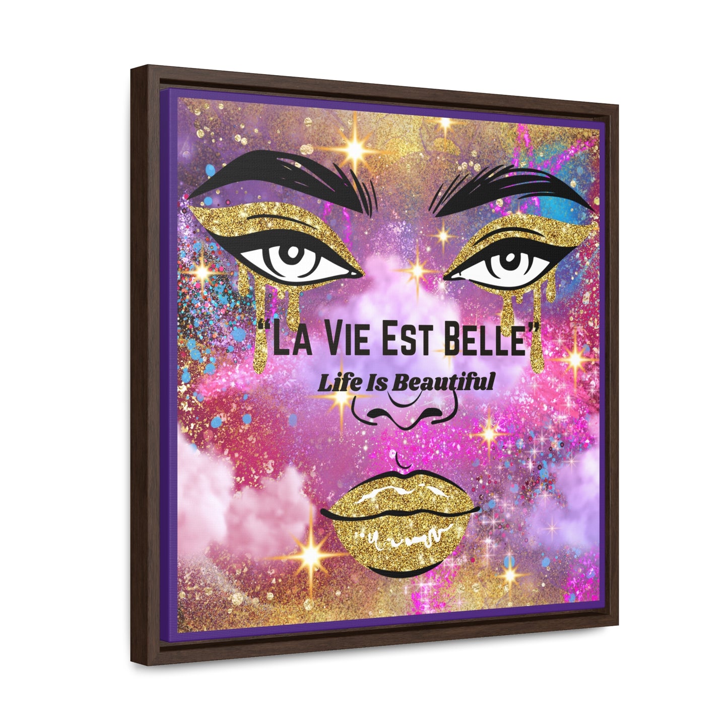 Life Is Beautiful French Canvas Wall Art