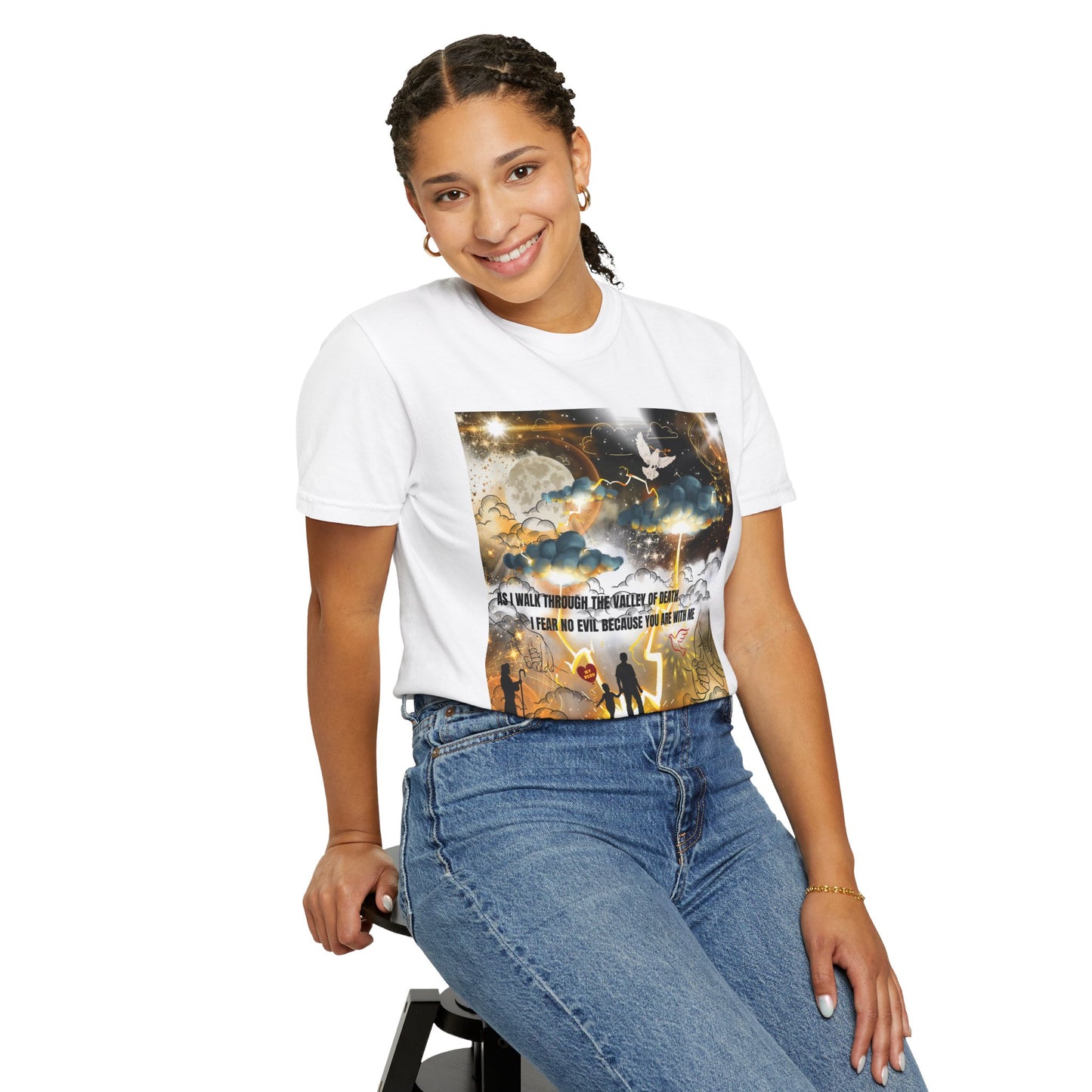 I Fear No Evil Unisex Garment-Dyed T-shirt