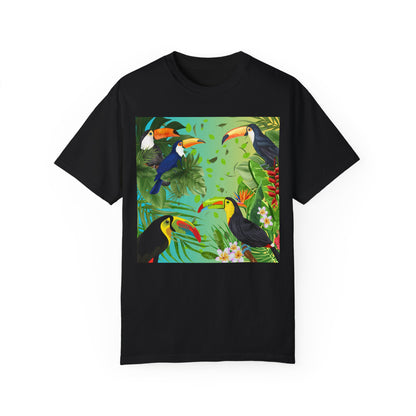 Toucans Unisex Garment-Dyed T-shirt