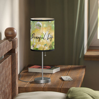 Peaceful Life Lamp on a Stand, US|CA plug