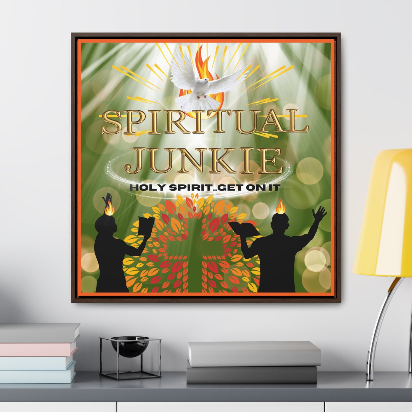 Spiritual Junkie Gallery Canvas Wraps, Square Frame