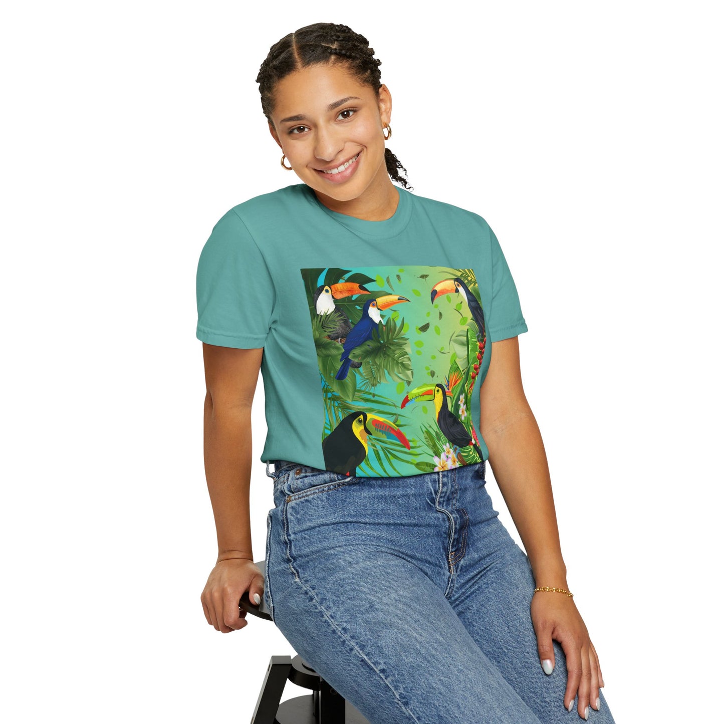 Toucans Unisex Garment-Dyed T-shirt