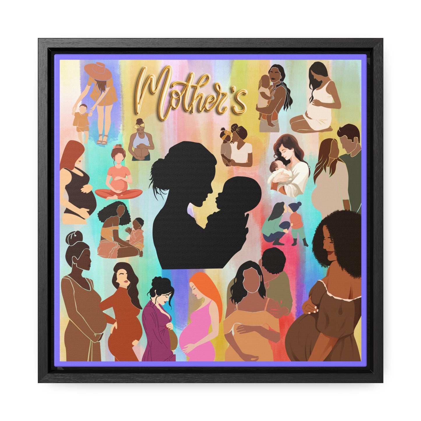 Mothers Gallery Canvas Wraps, Square Frame