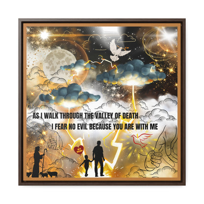 I Fear No Evil Gallery Canvas Wraps, Square Frame