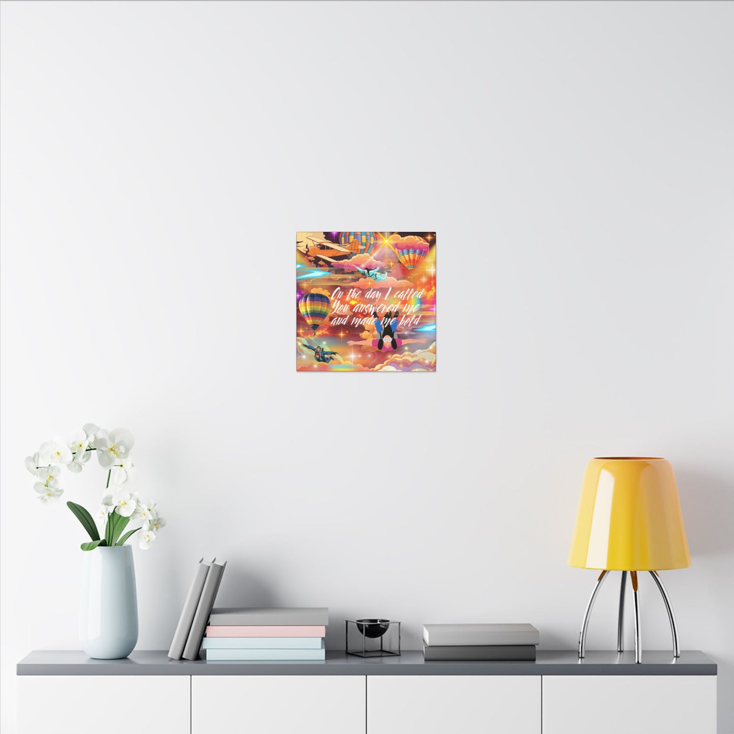 You Answered Me - Inspirational Canvas Wall Art