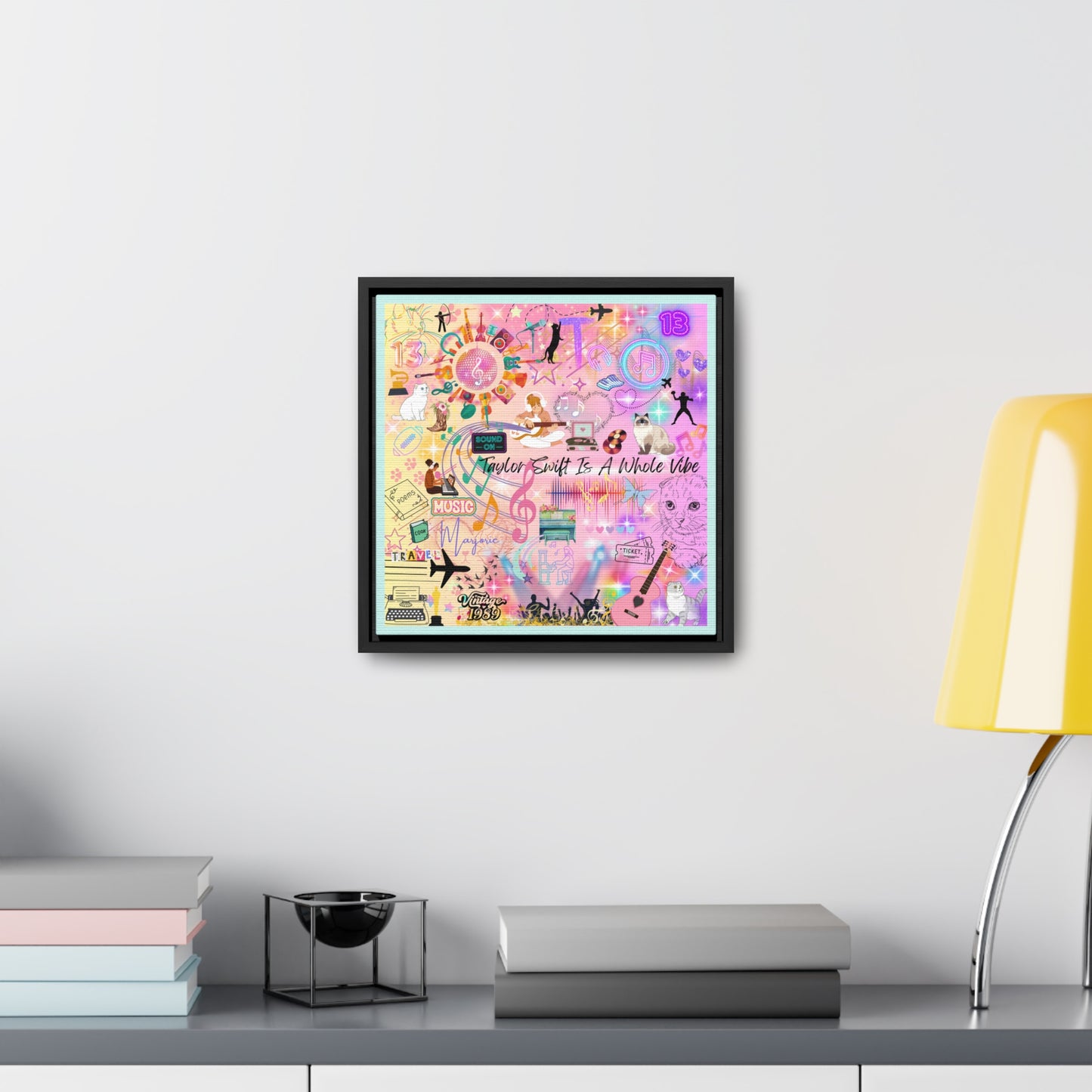 Taylor Swift Is A Whole Vibe Canvas Wall Art