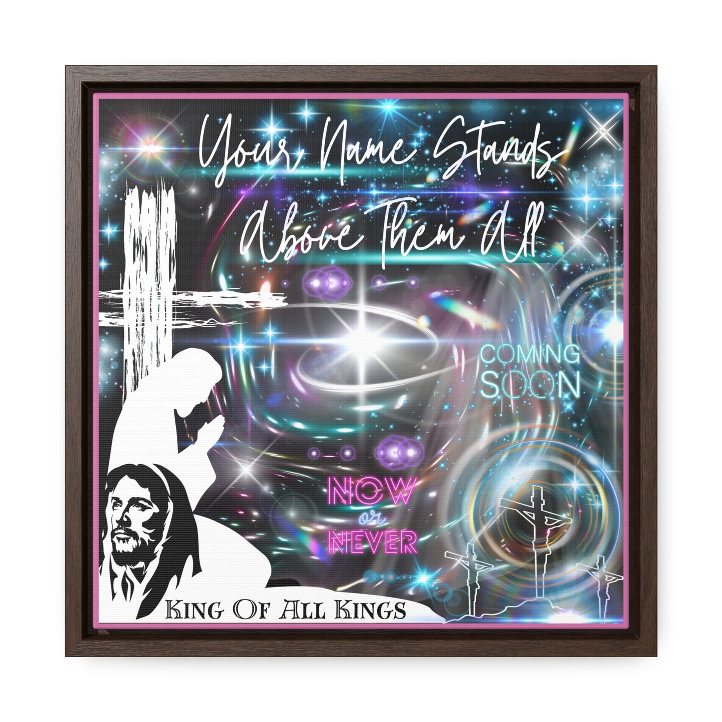 King Of All Kings Gallery Canvas Wraps, Square Frame