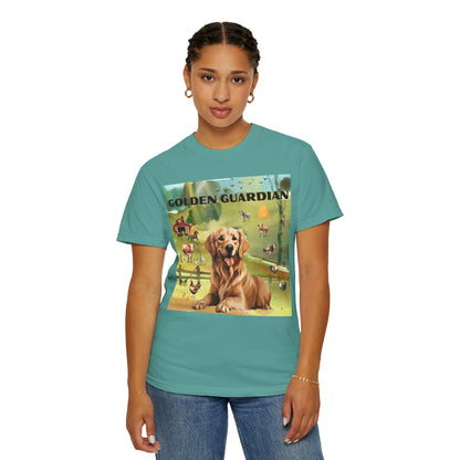 Golden Guardian Unisex Garment-Dyed T-shirt