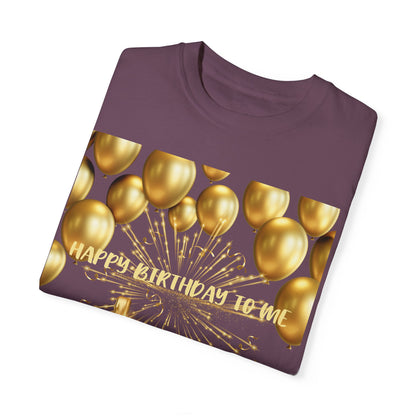Happy Birthday 100 Unisex Garment-Dyed T-shirt