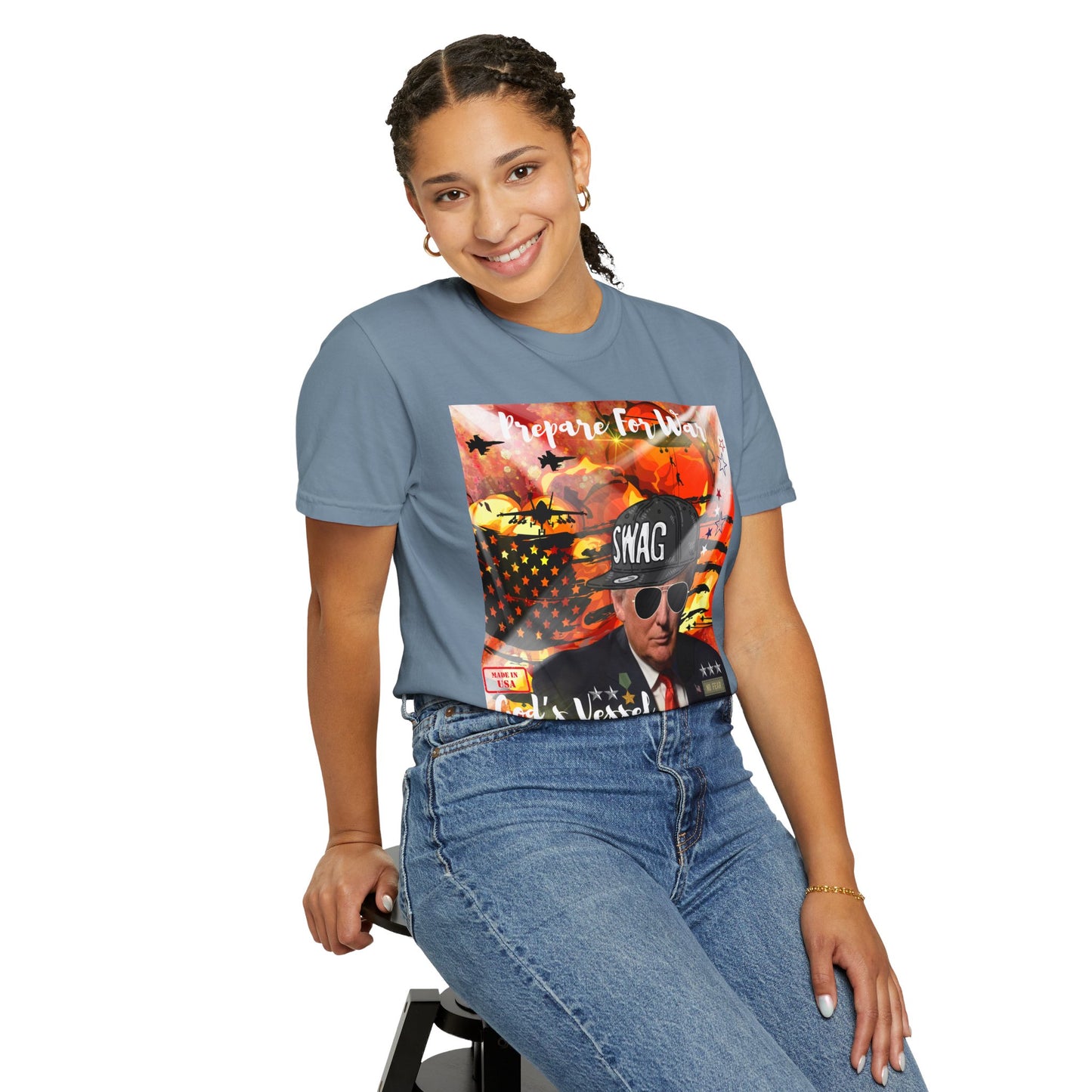 God's Vessel Unisex Garment-Dyed T-shirt