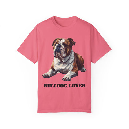 English Bulldog Lover Unisex Garment-Dyed T-shirt