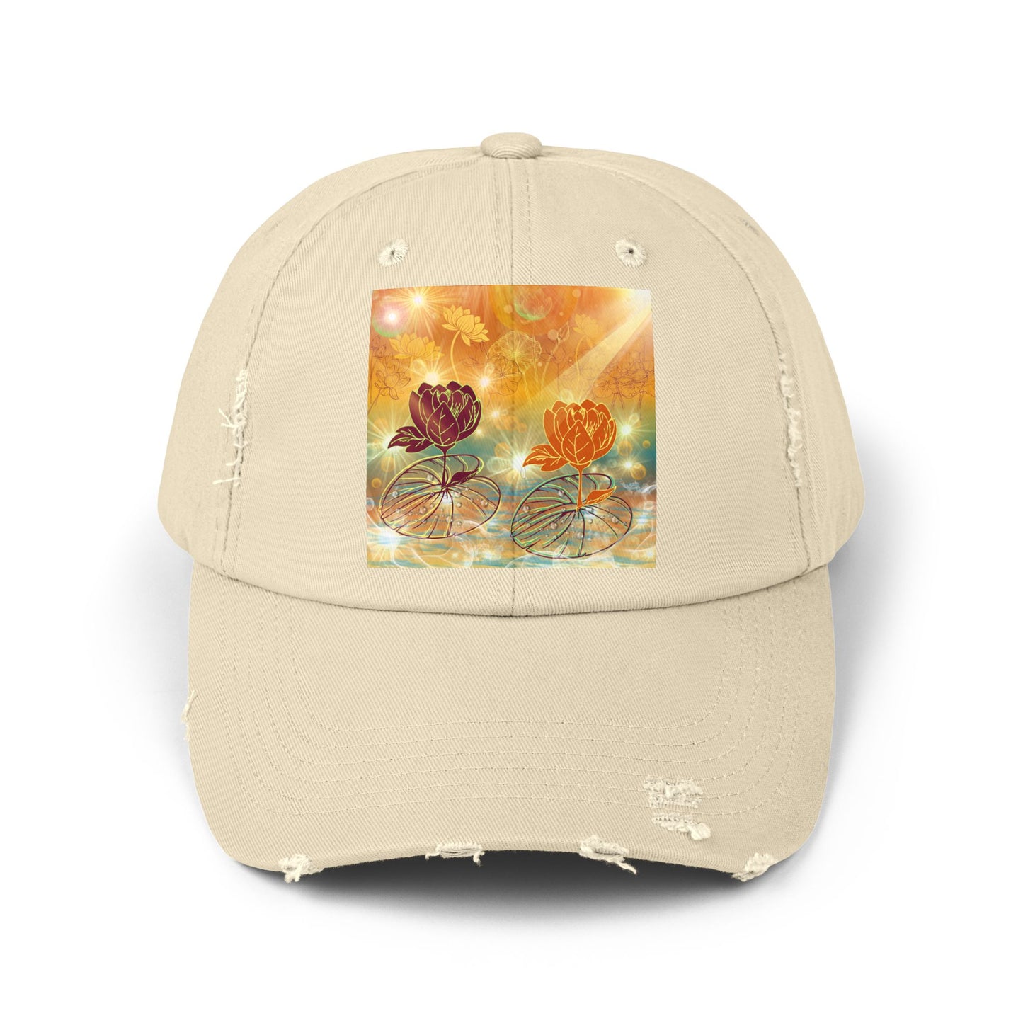 Morning Dew - Unisex Distressed Cap
