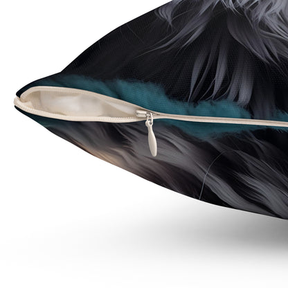 Spun Polyester Square Pillow Dahlia 2