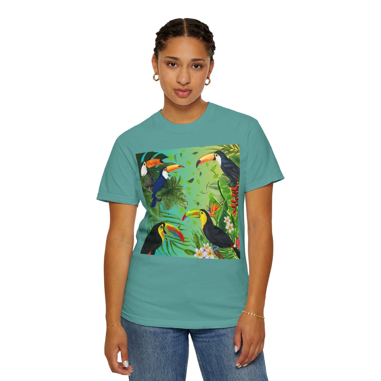 Toucans Unisex Garment-Dyed T-shirt