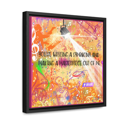 Symphony Gallery Canvas Wraps, Square Frame