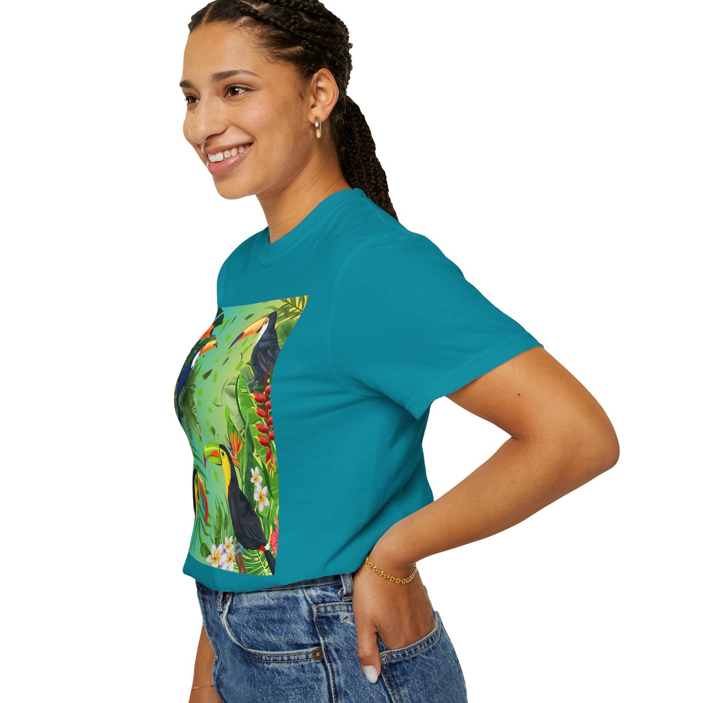 Toucans Unisex Garment-Dyed T-shirt