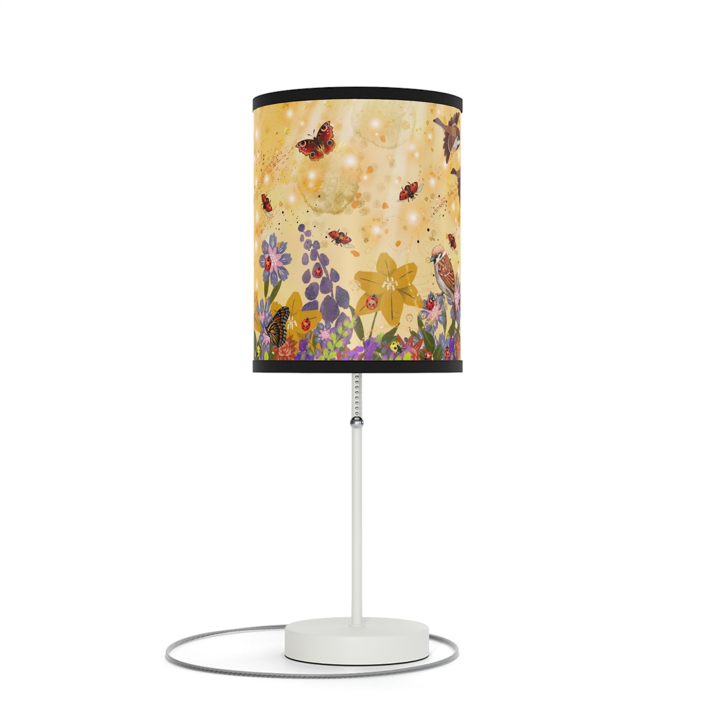 Ladybug Garden Lamp on a Stand, US|CA plug