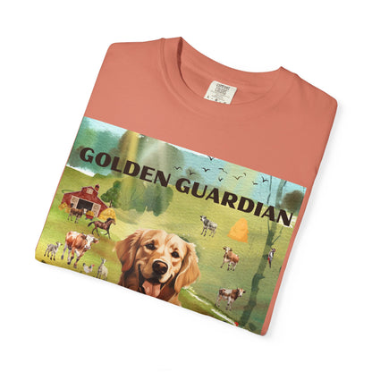 Golden Guardian Unisex Garment-Dyed T-shirt